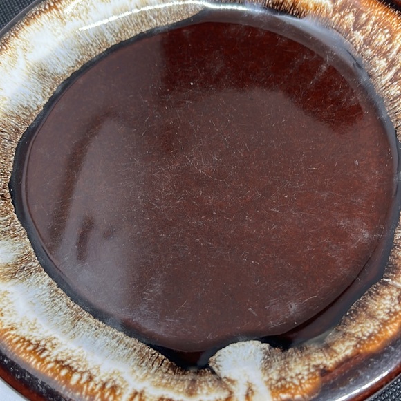 Pfaltzgraff Vintage Gourmet Brown Drip Salad Plates - Picture 3 of 5